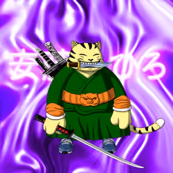 SamuraiCats by Hiro Ando #4232