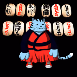 SamuraiCats by Hiro Ando #3094