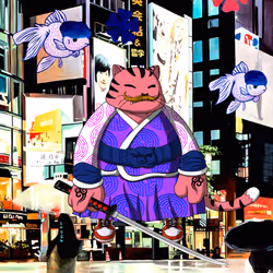 SamuraiCats by Hiro Ando #3917
