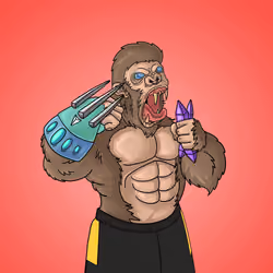 Wicked Gorilla Warriors #169