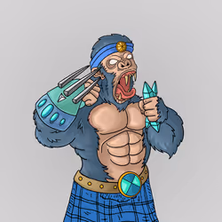 Wicked Gorilla Warriors #110