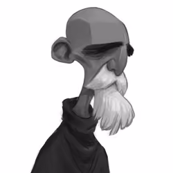 lonely old man