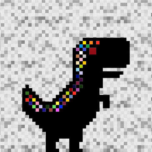 Godzilla Pixel Art with Animation