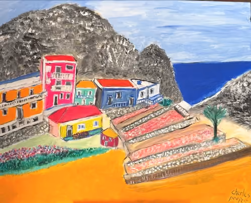 Charles Pouplin – Paysage méditerranéen