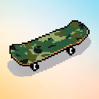 8-bit skateboard