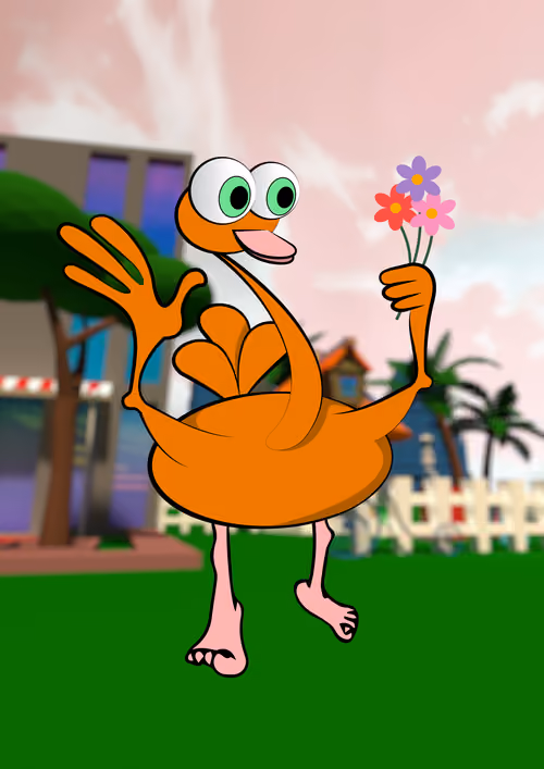 Bubbly Ostrich