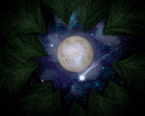Mysterious moon