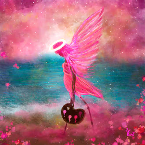 Pink wings