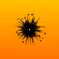 Chromatic Inkblot 3333 #1166