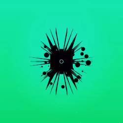 Chromatic Inkblot 3333 #1165