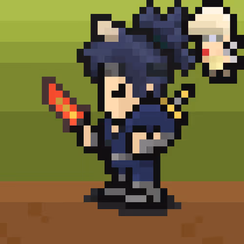 Pixel Crypto Ninja Heroes