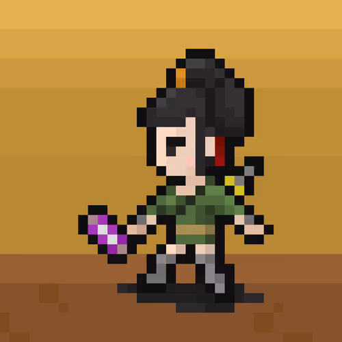 Pixel Crypto Ninja Heroes