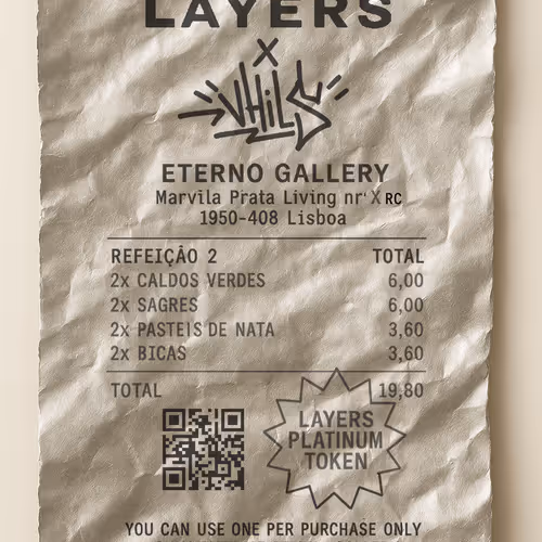 Layers x Vhils - Platinum Token