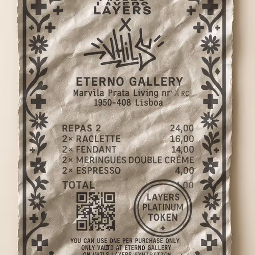 Layers X Vhils Platinum Token