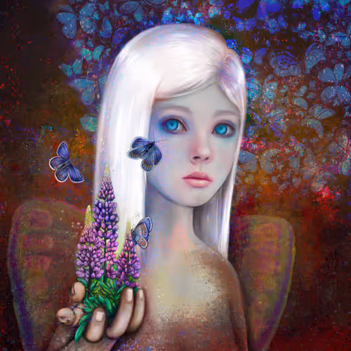 Karner Blue Butterfly by Fereshteh Farmand