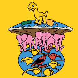 Ancient kitten dreamily above earth cooks a bird