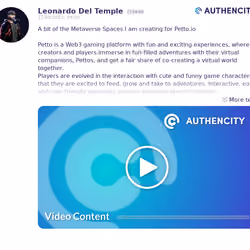 Authencity publication by Leonardo Del Temple (@leio)