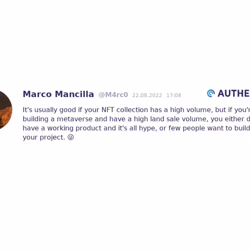 Authencity publication by Marco Mancilla (@M4rc0)