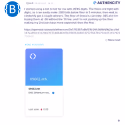 Authencity publication by   (@bell)