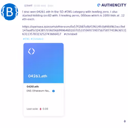 Authencity publication by   (@bell)