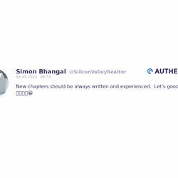 Authencity publication by Simon Bhangal (@SiliconValleyRealtor)