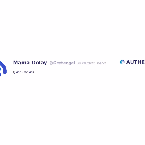 Authencity publication by Mama Dolay (@Geztengel)