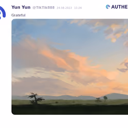 Authencity publication by Yun Yun (@TikTik888)