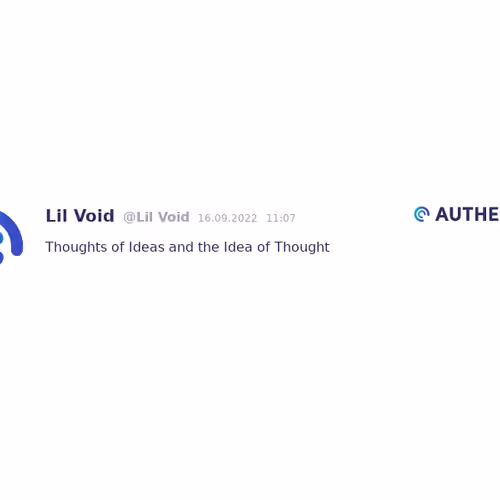 Authencity publication by Lil Void (@Lil Void)