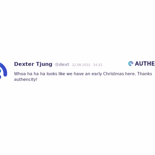 Authencity publication by Dexter Tjung (@dext)
