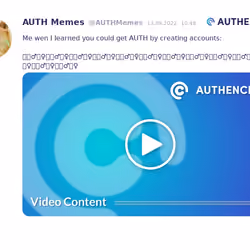 Authencity publication by AUTH Memes (@AUTHMemes)