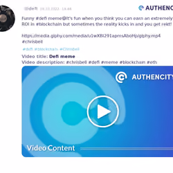 Authencity publication by   (@defi)