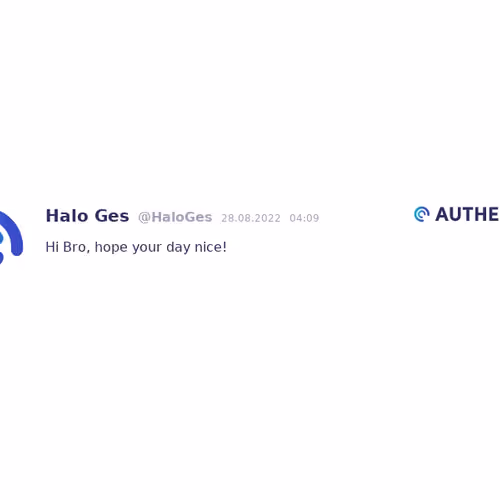 Authencity publication by Halo Ges (@HaloGes)