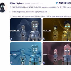 Authencity publication by   (@pax)