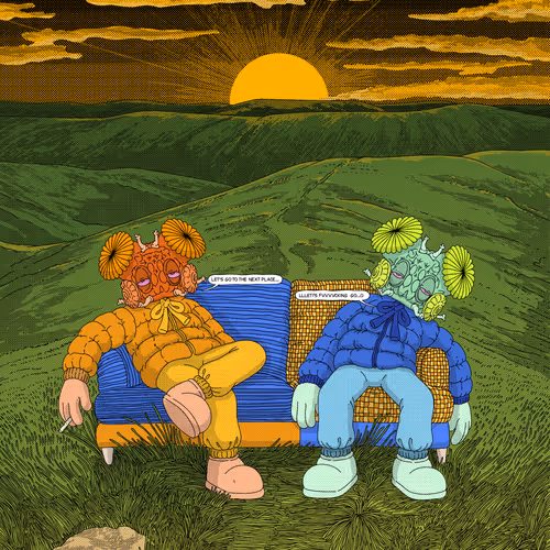 Yellow & Blue