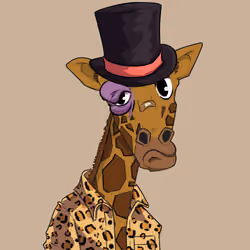 Giraffes at the Bar #1086