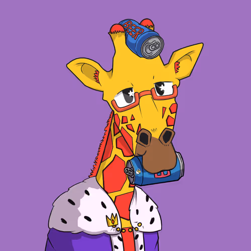 Giraffes At The Bar