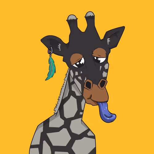 Giraffes At The Bar