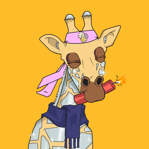Giraffes At The Bar