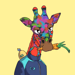 Giraffes at the Bar #1092