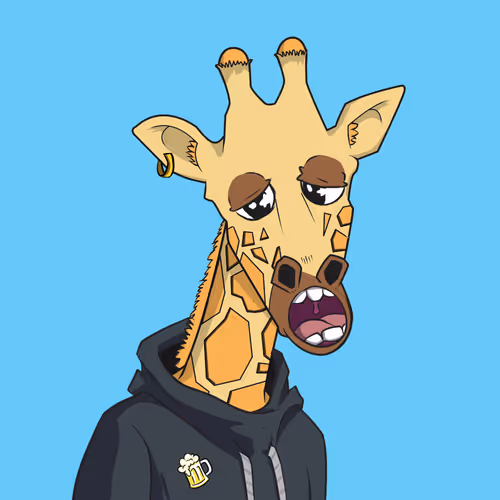 Giraffes At The Bar