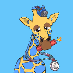 Giraffes at the Bar #1620