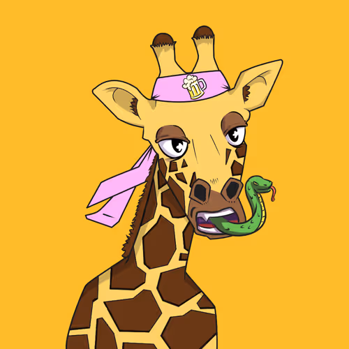 Giraffes At The Bar