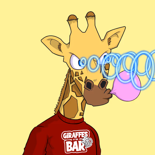 Giraffes At The Bar