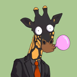 Giraffes at the Bar #1074