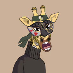 Giraffes at the Bar #83