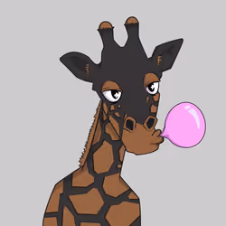 Giraffes at the Bar #1030