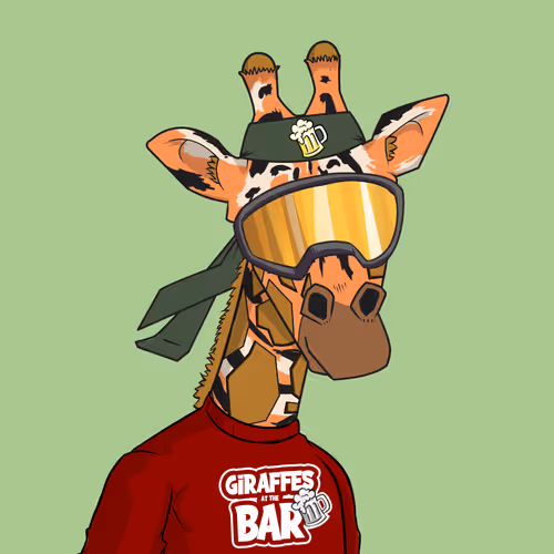 Giraffes At The Bar
