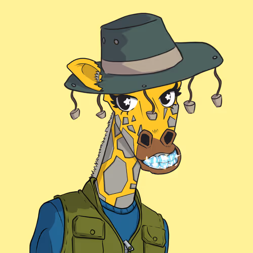 Giraffes At The Bar