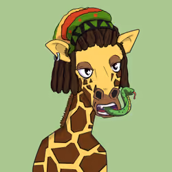 Giraffes at the Bar #1507