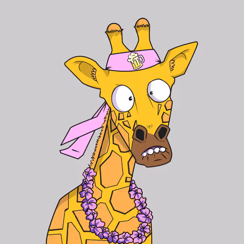 Giraffes At The Bar